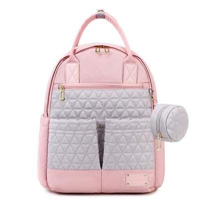 Diaper Bag Backpack Large Capacity Waterproof with Thermal Insulation Layer