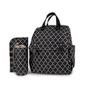 4-in-1 Convertible Diaper Bag Backpack – Multifunctional Baby Bag with Changing Pad & Insulated Bottle Holder, Stroller Straps, Travel Essential for Mom and Dad