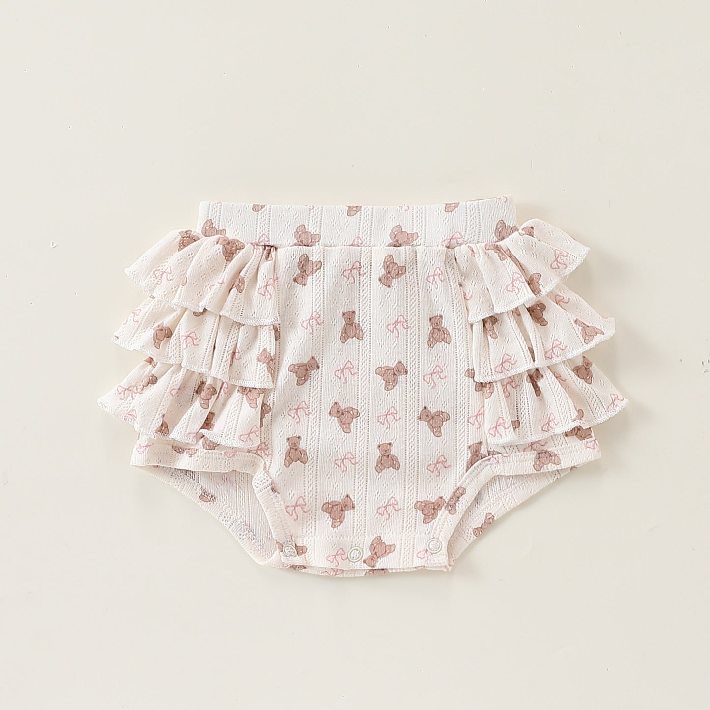 Baby Girl Ruffle Bodysuit & Pants Set - 2-Piece Summer Outfit for Infant Toddler