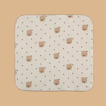 5-Pack Baby Washcloths - Multipurpose Burp & Face Towels
