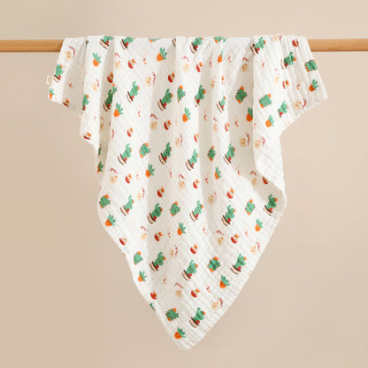 100% Cotton Newborn Bath Towel, Multifunctional Blanket