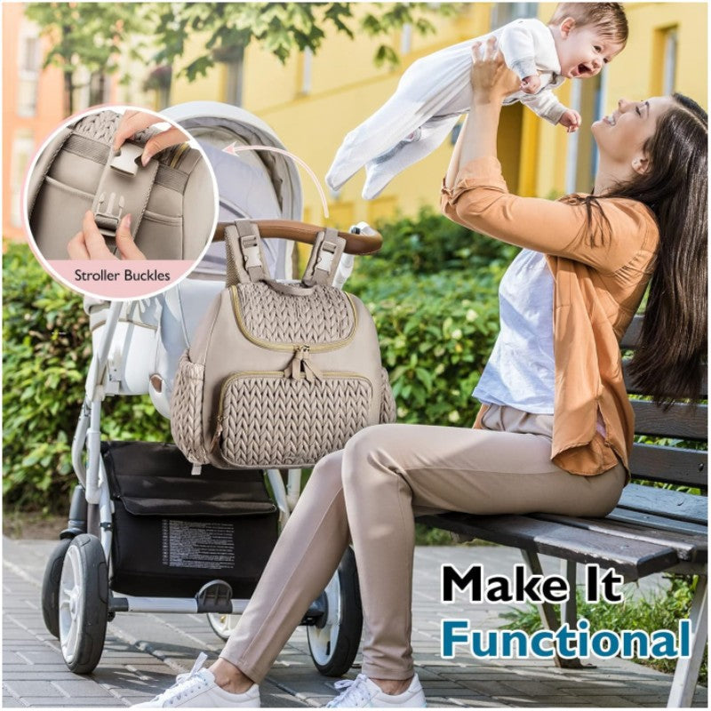 Stylish Diaper Backpack，Travel Mini Maternity Bags