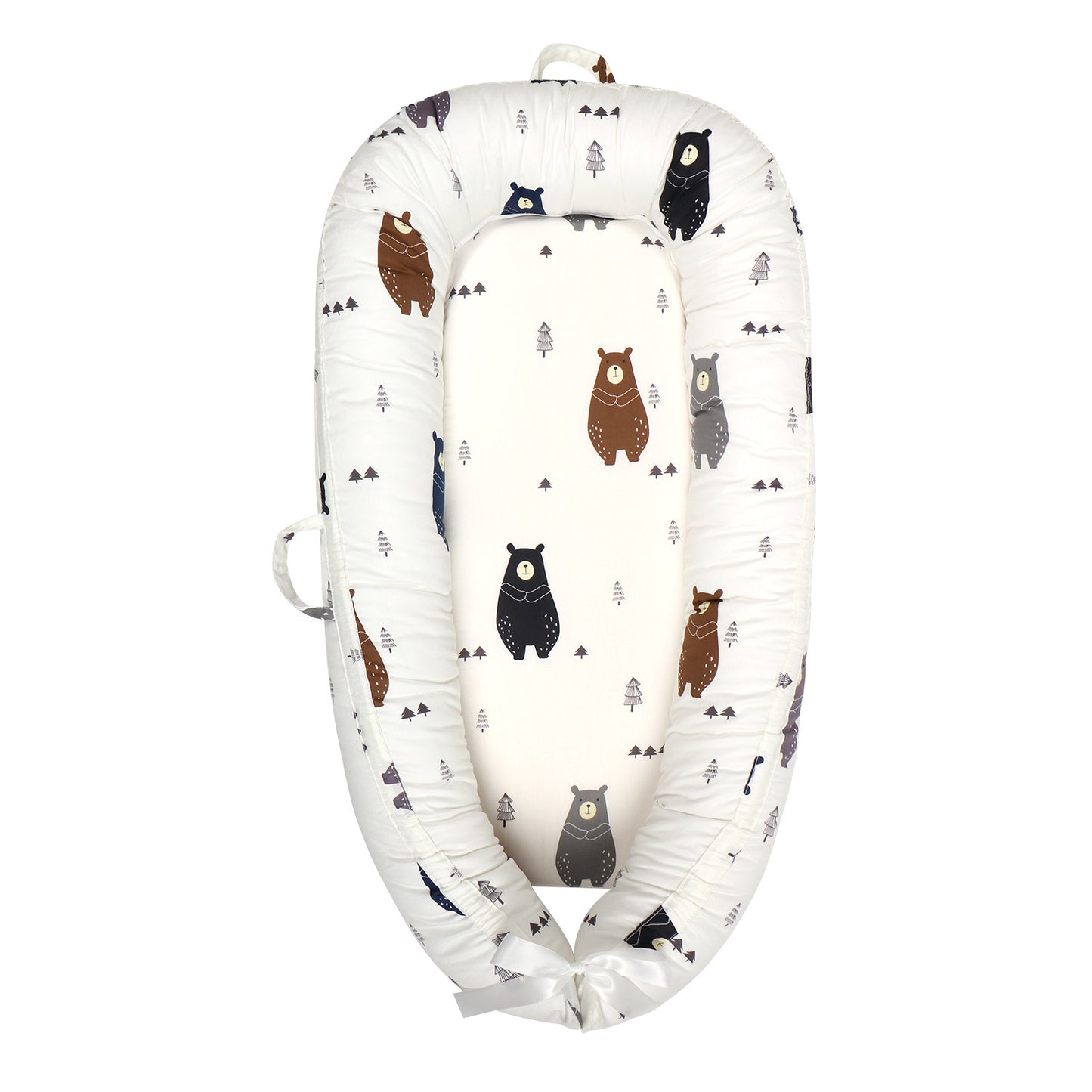 Baby Lounger Cover Portable Newborn Lounger Seat Cover, Reversible Infant Nest, Durable and Machine Washable, Adjustable Lounger for Babies