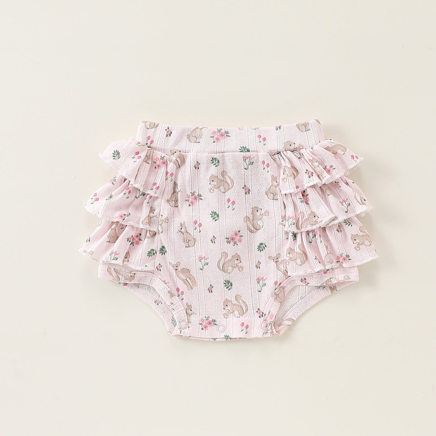 Baby Girl Ruffle Bodysuit & Pants Set - 2-Piece Summer Outfit for Infant Toddler