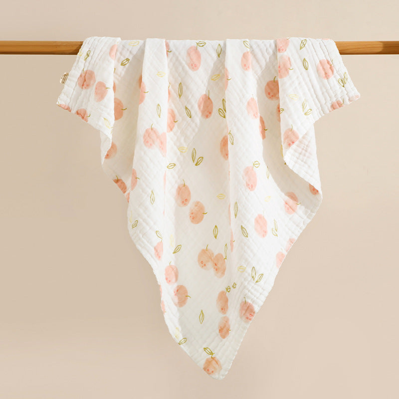 100% Cotton Newborn Bath Towel, Multifunctional Blanket