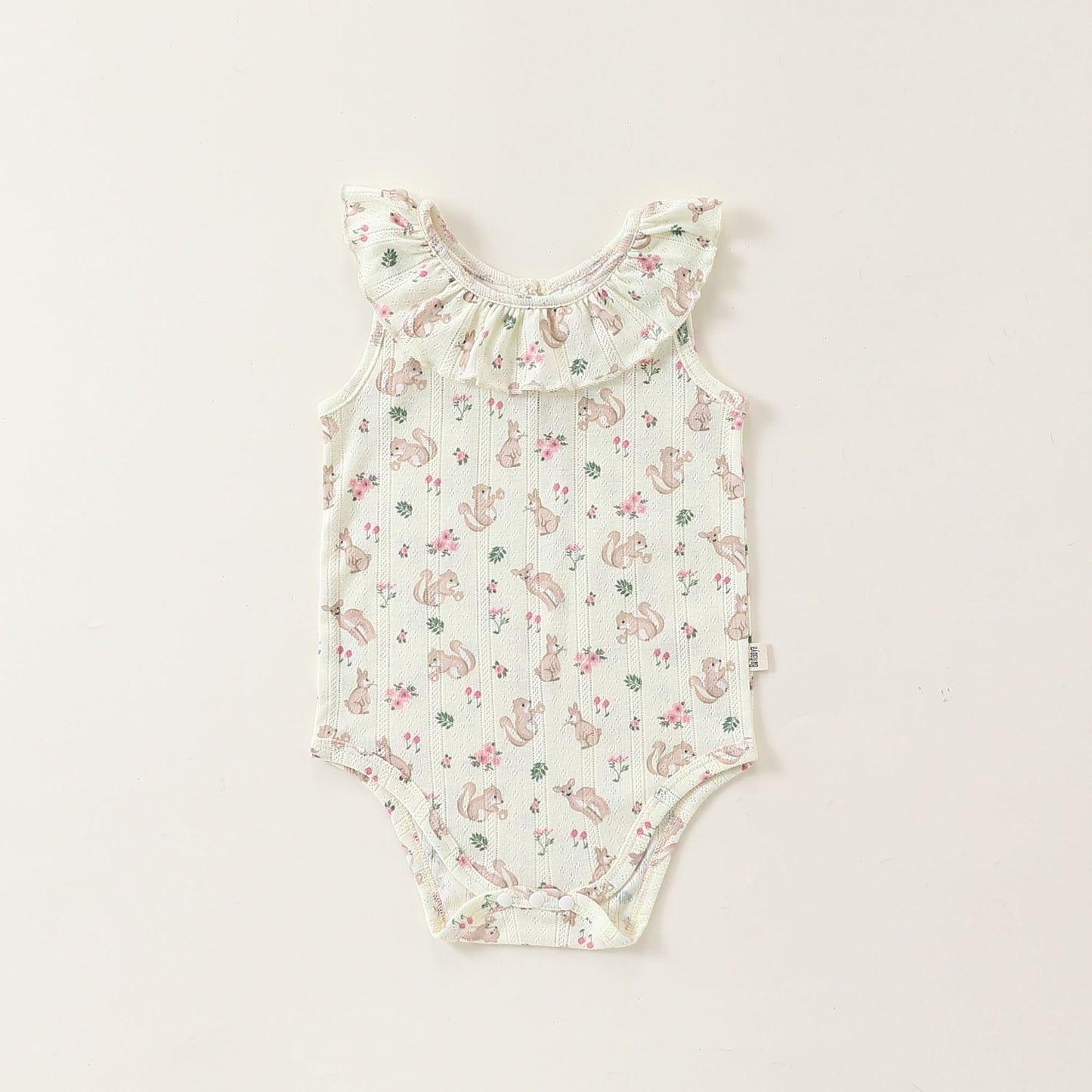 Baby Girl Ruffle Bodysuit & Pants Set - 2-Piece Summer Outfit for Infant Toddler
