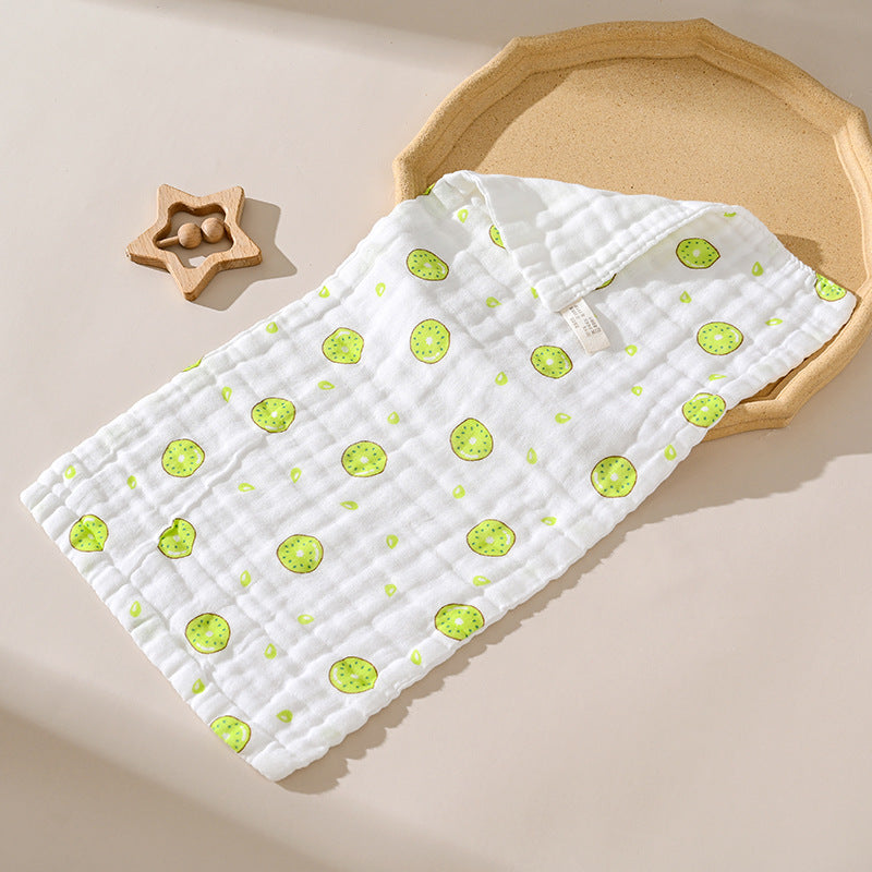 5 PCS Burping Cloth Cartoon Gauze Anti-Spit-Up Nursing Shoulder Pad