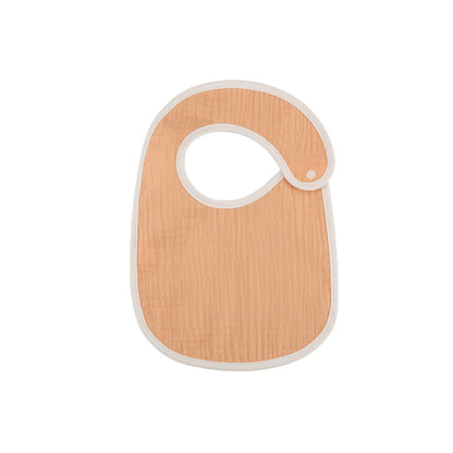 5-Pack Muslin U-Shape Drool Bibs | 100% Cotton, Soft & Absorbent Baby Bandanas