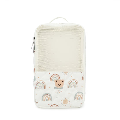 Wet Dry Bag for Diaper Bag – Waterproof Laundry Pouch for Baby Clothes, Portable Storage Organizer with Cute Bear Print