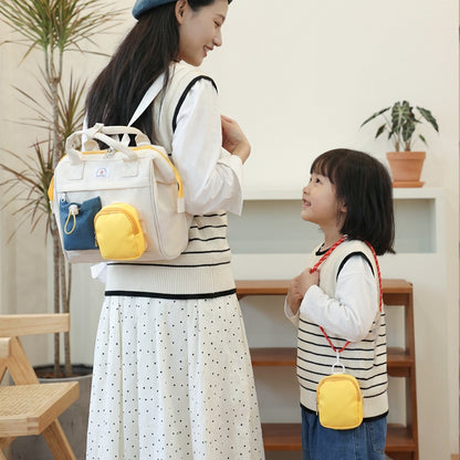 3-in-1 Convertible Diaper Bag - Small Lightweight Mommy Backpack with Removable Pouch, Multi-Function Tote for Baby & Toddler
