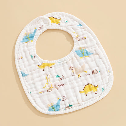 5 PCS U-Shaped Baby Bibs Drool Towels