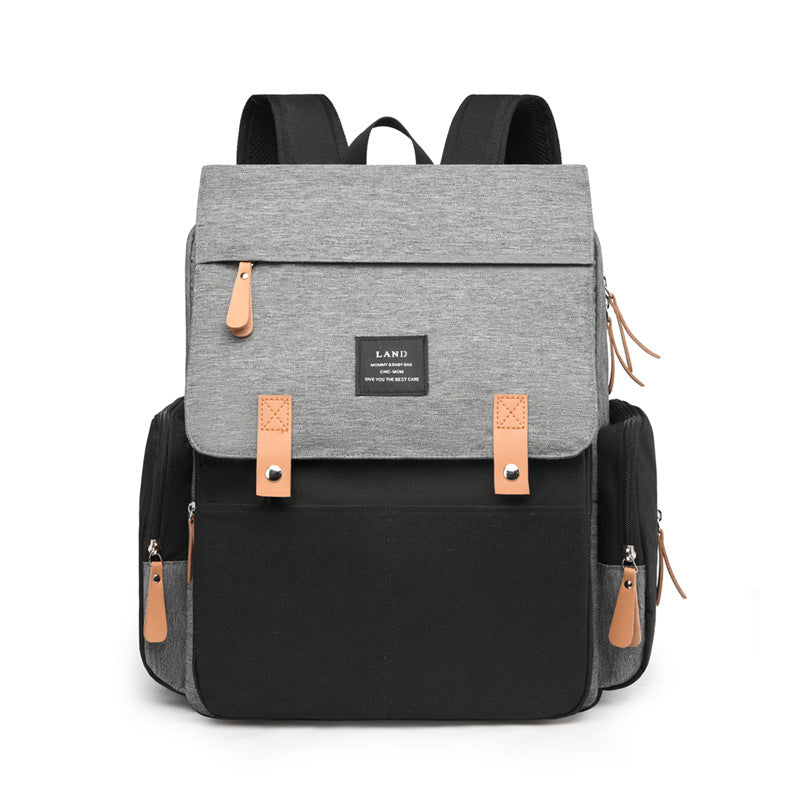 Leather Travel Large Capacity Backpack for Newborn Baby