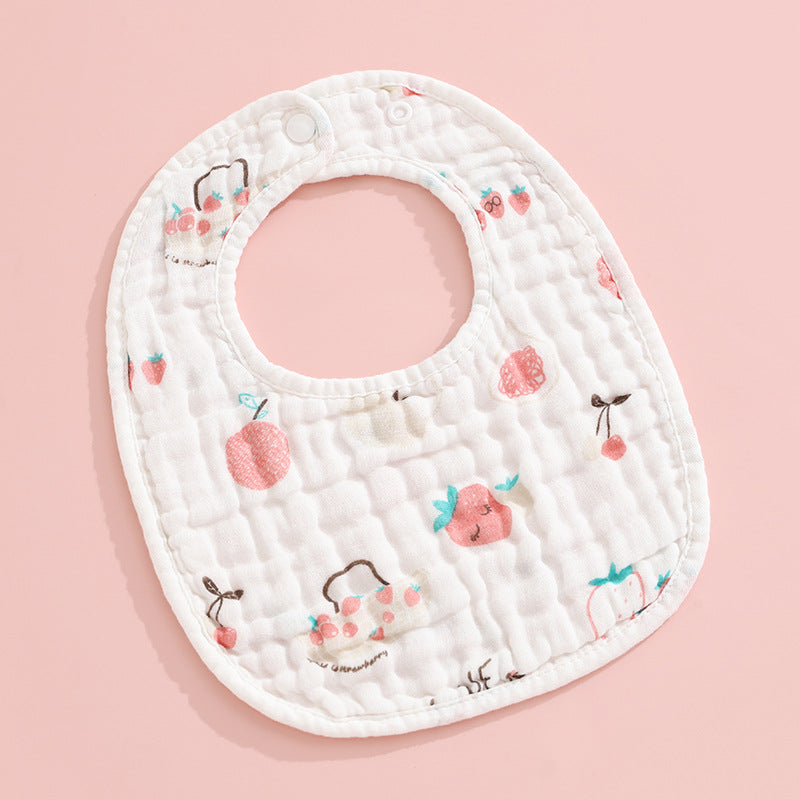 5 PCS U-Shaped Baby Bibs Drool Towels