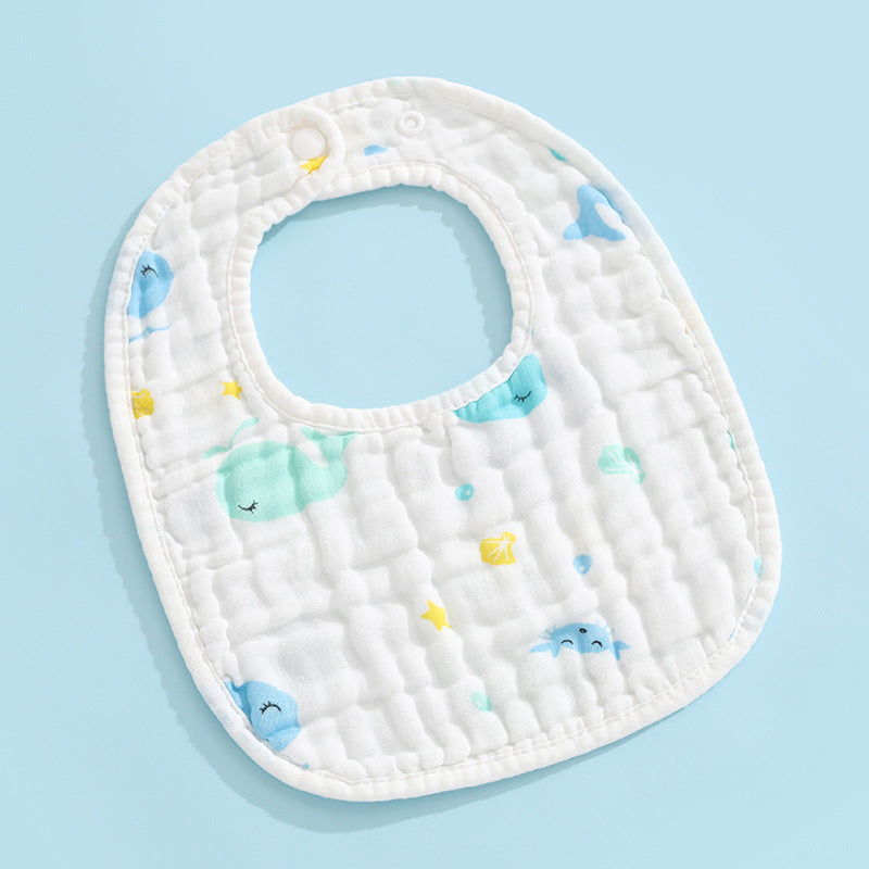 5 PCS U-Shaped Baby Bibs Drool Towels