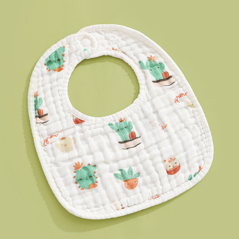 5 PCS U-Shaped Baby Bibs Drool Towels