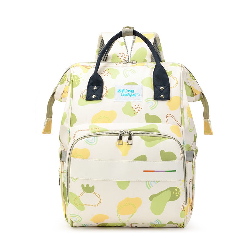 Diaper Bag Backpack, Nappy Changing Bag with Insulated Pockets, Multi-functional Waterproof Backpack with Stroller straps