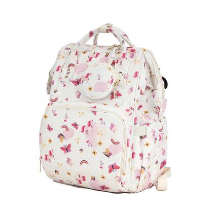 Convertible Diaper Bag Backpack for Moms, Large Capacity Waterproof Baby Travel Tote with 15 Pockets