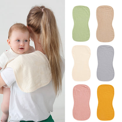 3 PCS Spit-Up Burp 4-Layer Cotton Cloths  For Newborns
