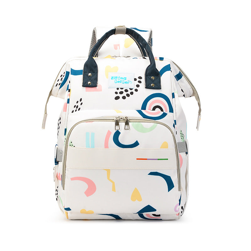 Diaper Bag Backpack, Nappy Changing Bag with Insulated Pockets, Multi-functional Waterproof Backpack with Stroller straps