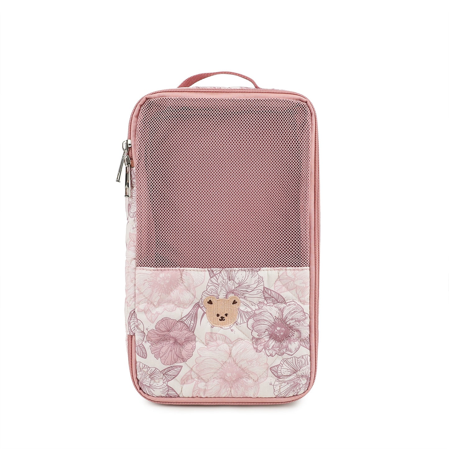 Wet Dry Bag for Diaper Bag – Waterproof Laundry Pouch for Baby Clothes, Portable Storage Organizer with Cute Bear Print