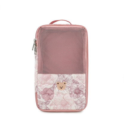 Wet Dry Bag for Diaper Bag – Waterproof Laundry Pouch for Baby Clothes, Portable Storage Organizer with Cute Bear Print