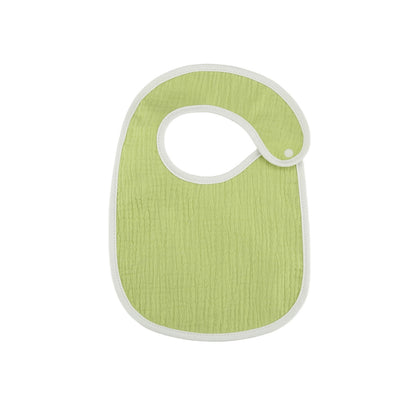 5-Pack Muslin U-Shape Drool Bibs | 100% Cotton, Soft & Absorbent Baby Bandanas