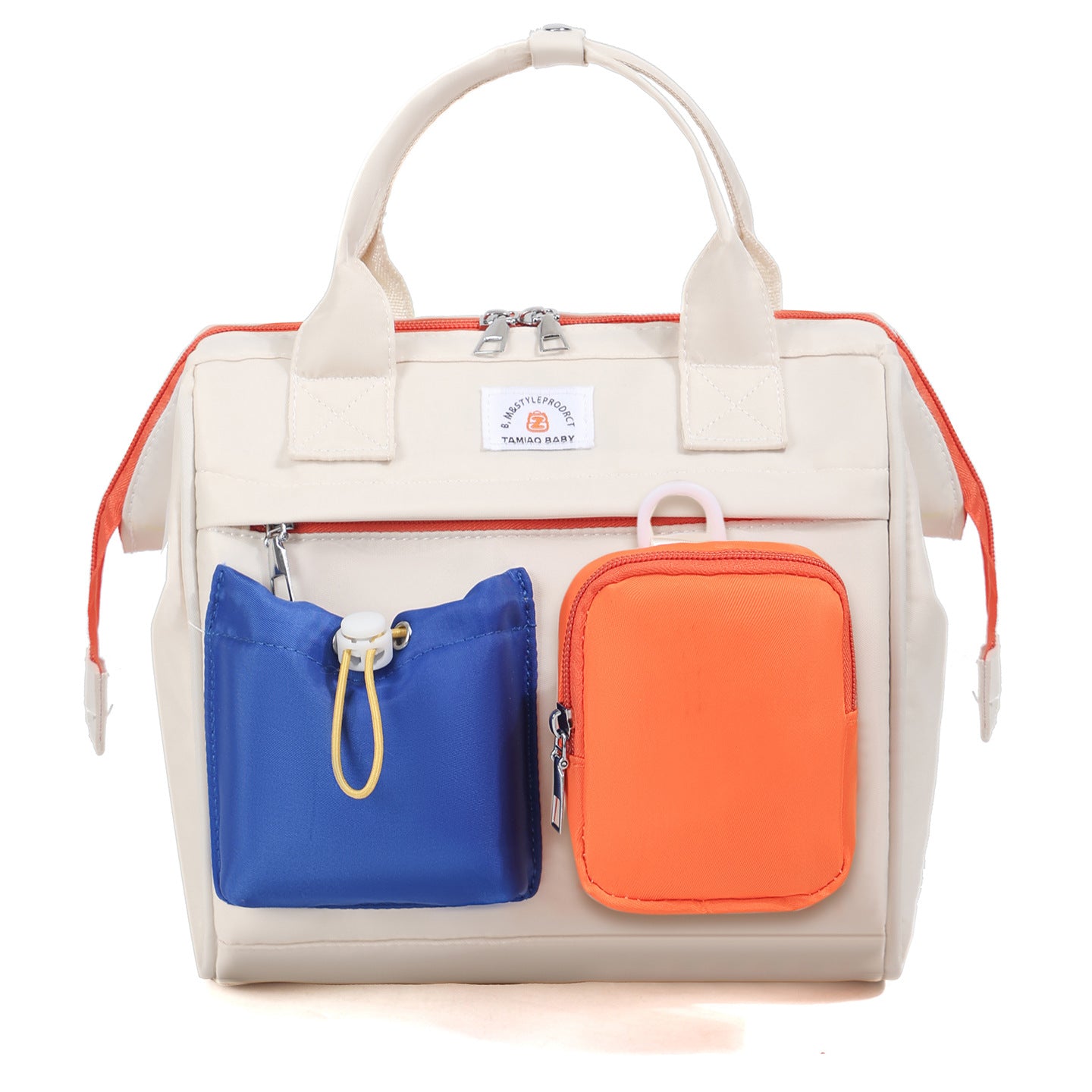 3-in-1 Convertible Diaper Bag - Small Lightweight Mommy Backpack with Removable Pouch, Multi-Function Tote for Baby & Toddler