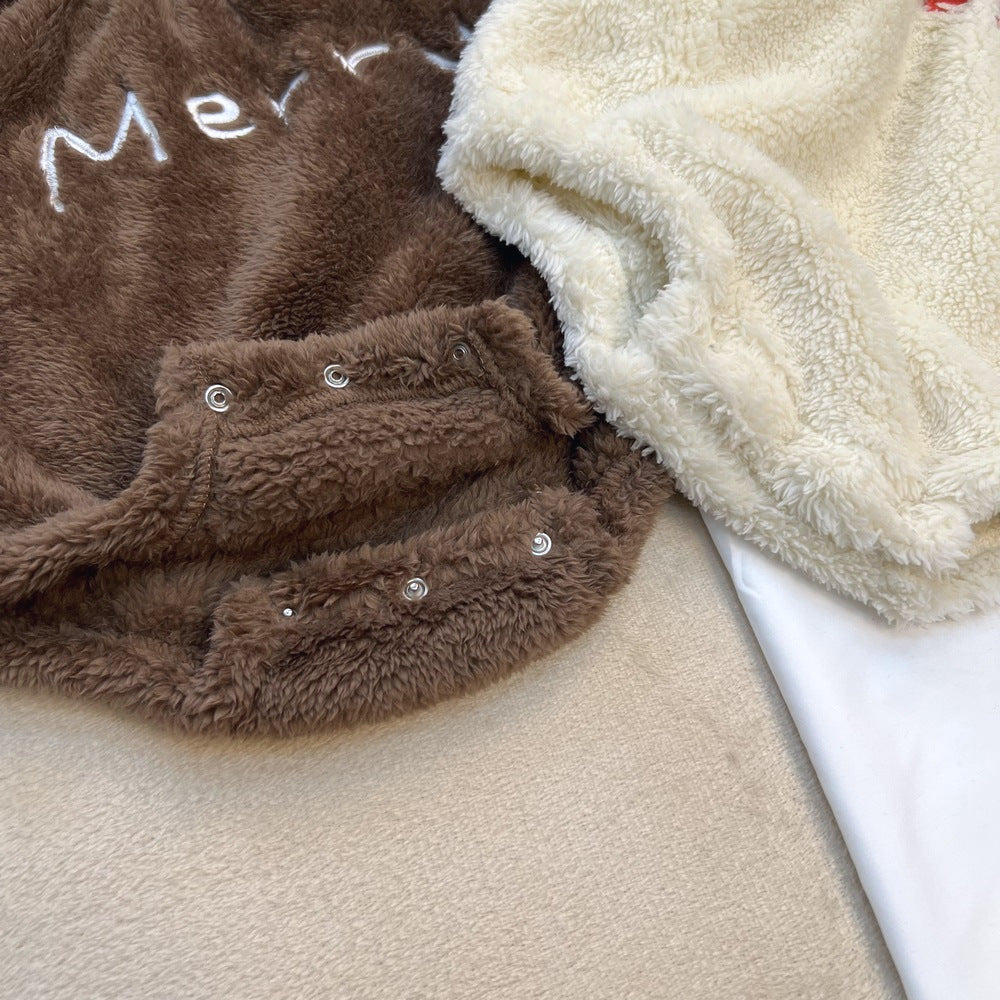 Christmas Baby Romper - Holiday Long Sleeve Bodysuit