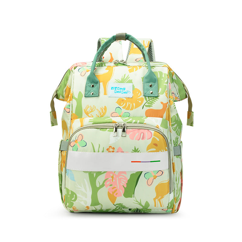 Diaper Bag Backpack, Nappy Changing Bag with Insulated Pockets, Multi-functional Waterproof Backpack with Stroller straps