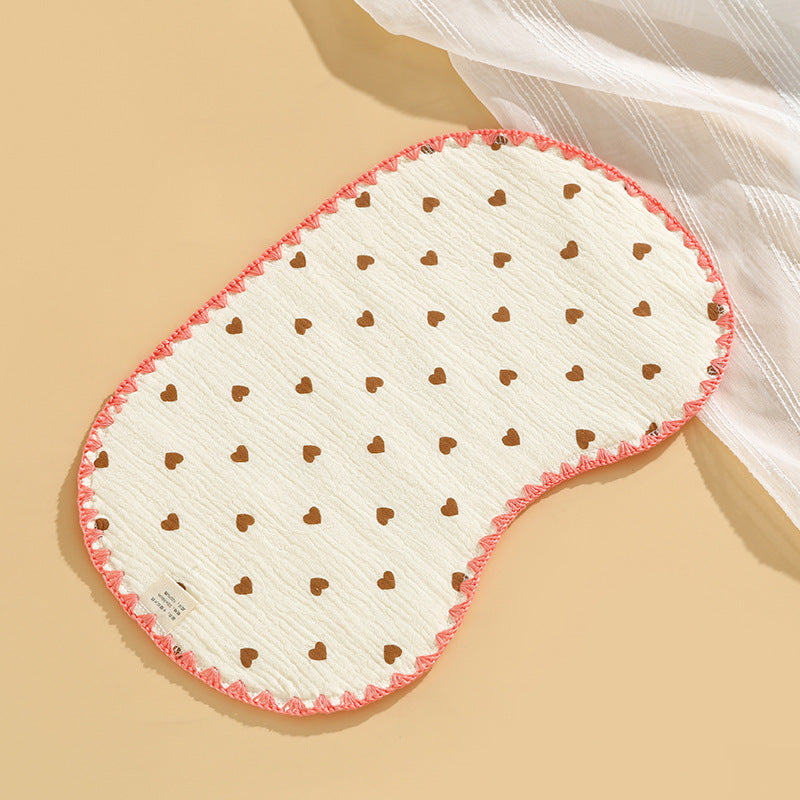 Organic Cotton Baby Bibs 3-Pack - 10"x15" Drool Bibs with Absorbent Layer