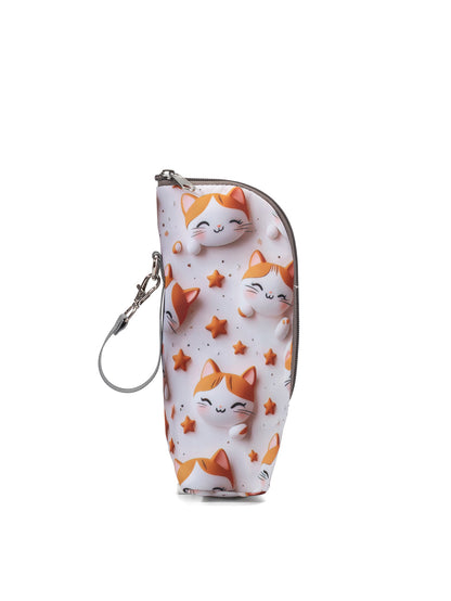 Insulated Bottle Bag with Adjustable Strap – 3D Pattern Thermal Baby Milk Bottle Holder, Portable Water Bottle Pouch for Stroller, Outdoor Travel