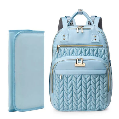 Multi-Functional Waterproof Diaper Bag Backpack with Changing Pad