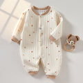 Body bébé en coton épais d'automne « Petites Feuilles » 