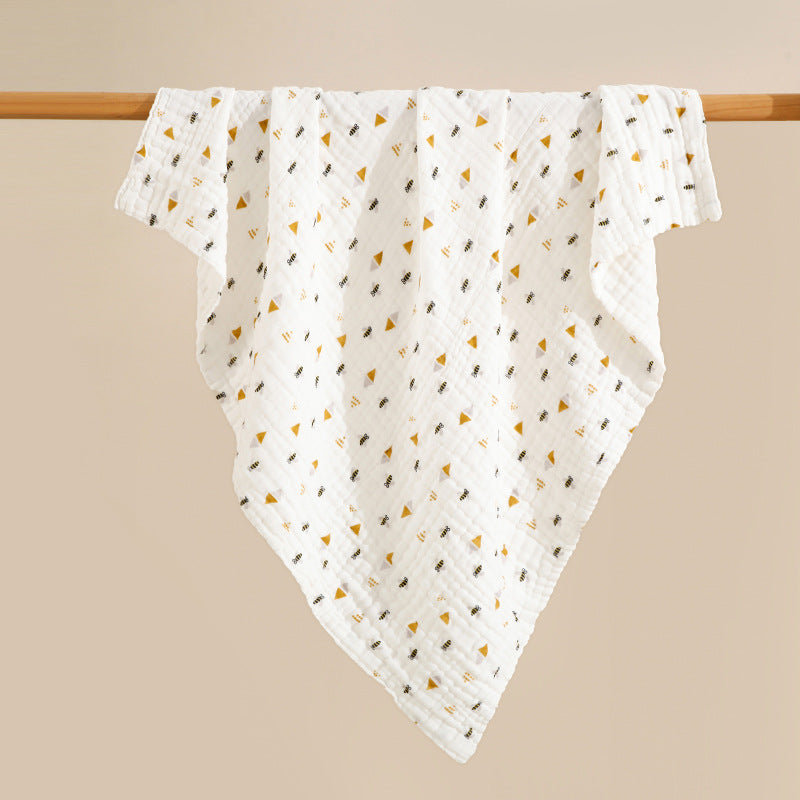100% Cotton Newborn Bath Towel, Multifunctional Blanket
