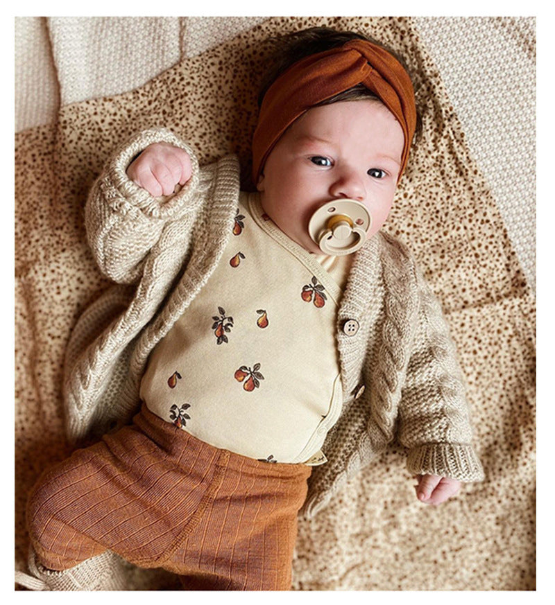 Cotton Baby Bodysuit - Short Sleeve Summer Romper for Infant Boys Girls