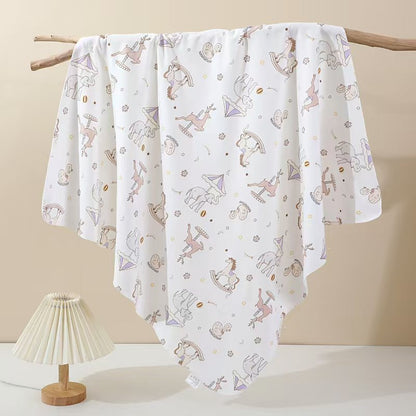 3-Pack Baby Muslin Swaddle Blankets - Ultra Soft Cotton Receiving Blankets