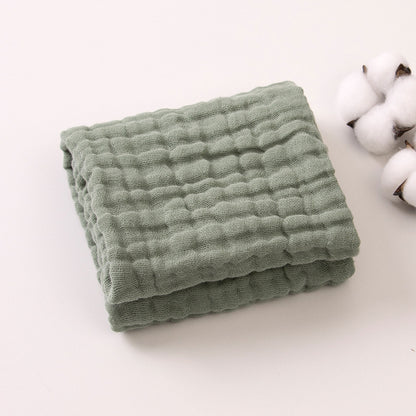 6-Layer Gauze Baby Towels 5-Pack - Muslin Burp Cloths & Washcloths, 12"x20"