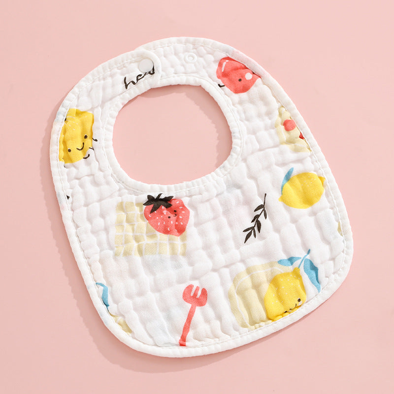 5 PCS U-Shaped Baby Bibs Drool Towels