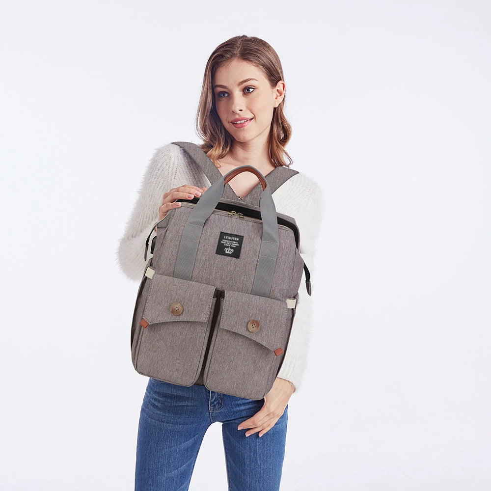 Multi-Functional Foldable Bed Diaper Backpack - Large Capacity Waterproof Portable Baby Bed And Mother Baby Backpack