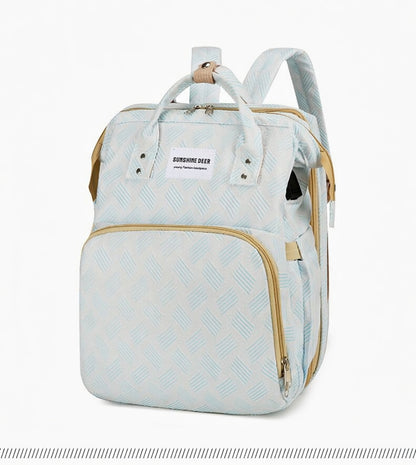 Lightweight Diaper Bag Backpack – Oxford Mommy Bag with Changing Station & Insulated Pockets