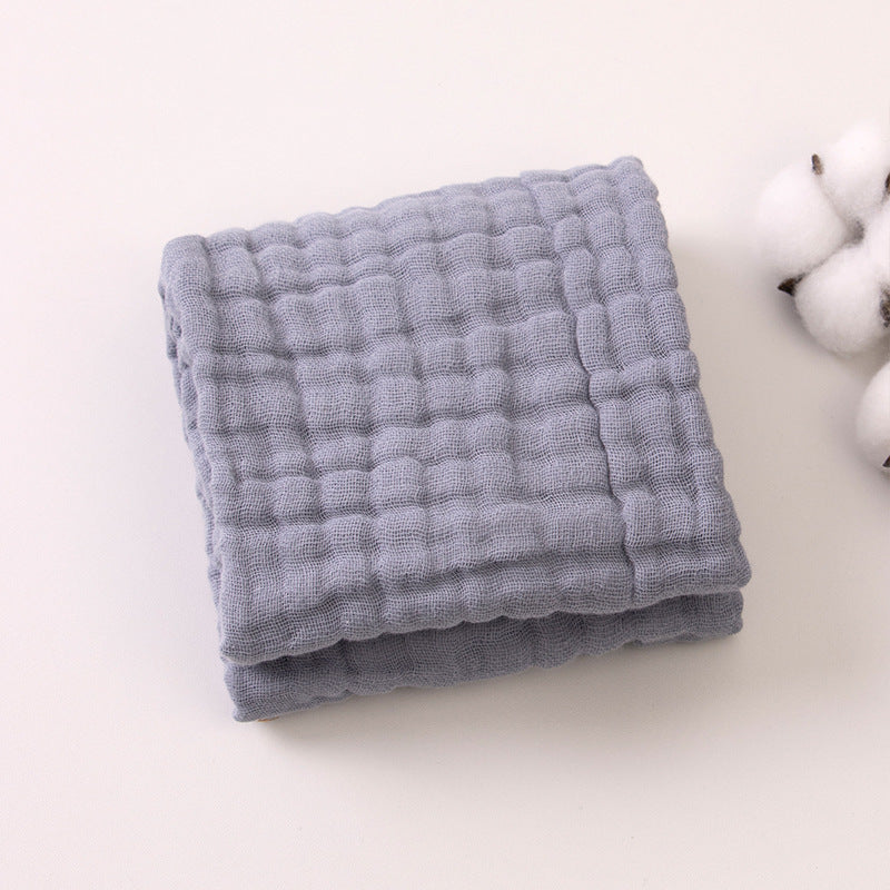 6-Layer Gauze Baby Towels 5-Pack - Muslin Burp Cloths & Washcloths, 12"x20"
