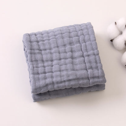 6-Layer Gauze Baby Towels 5-Pack - Muslin Burp Cloths & Washcloths, 12"x20"