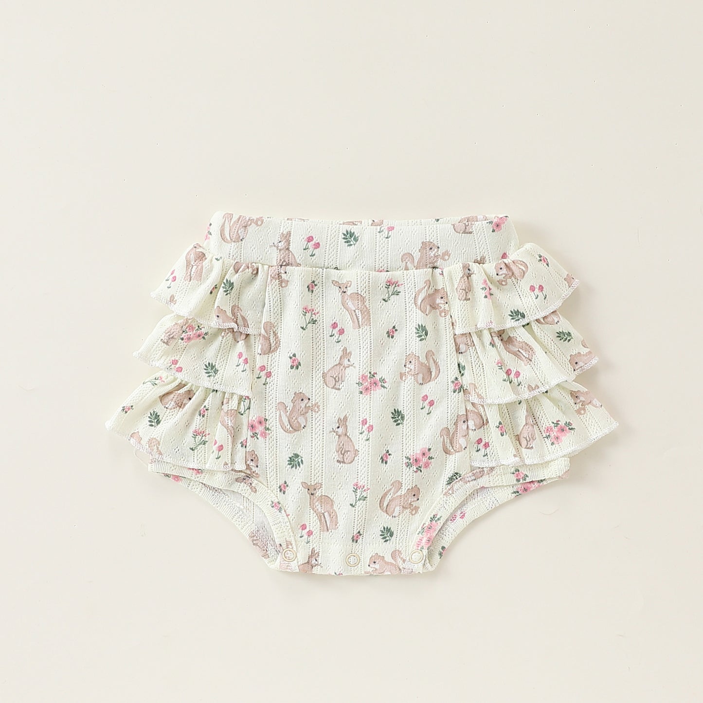 Baby Girl Ruffle Bodysuit & Pants Set - 2-Piece Summer Outfit for Infant Toddler