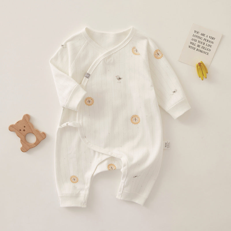 100% Cotton Autumn  Newborn Baby Bodysuit -Floating in the Wind