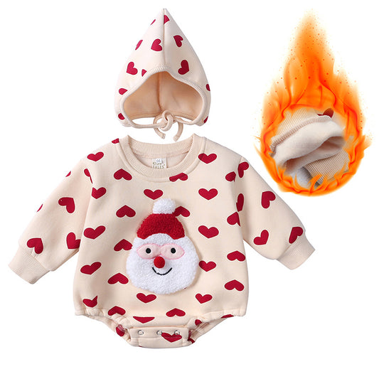 Christmas Baby Romper - Cotton Bodysuit for Newborns