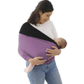 Porte-bébé en écharpe–Porte-bébé en tissu pour nouveau-nés (3 à 16 kg) 