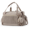 Extra Large Diaper Bag Tote - Detachable Pacifier Case, Insulated Pockets, Hospital & Travel Baby Bag