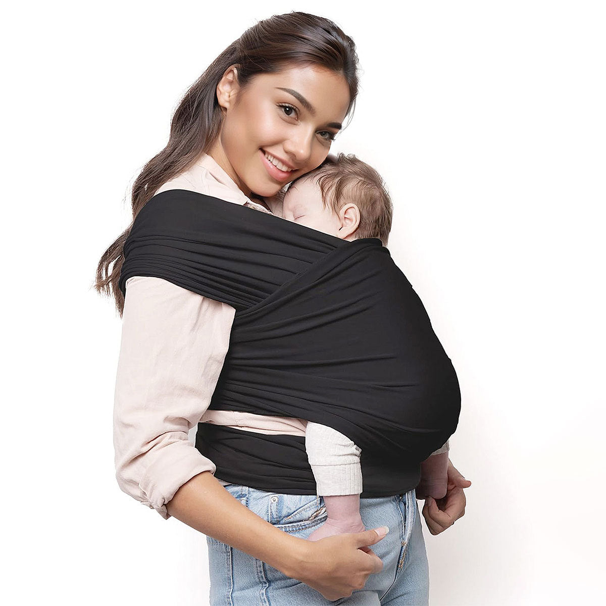 Baby Wrap Carrier – Baby Sling Carrier for Newborns (7–35 lbs),Ideal for Comfortable Bonding, New Parents