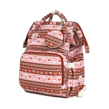 Convertible Diaper Bag Backpack for Moms, Large Capacity Waterproof Baby Travel Tote with 15 Pockets