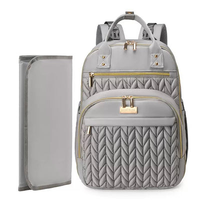Multi-Functional Waterproof Diaper Bag Backpack with Changing Pad